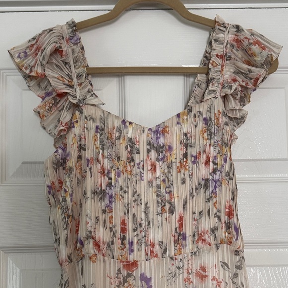 Floral Ruffle Midi Dress - Picture 4 of 5